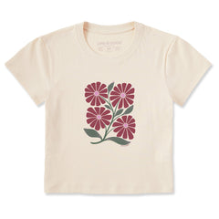 Women's Four Flowers Crusher-LITE Shrunken Tee