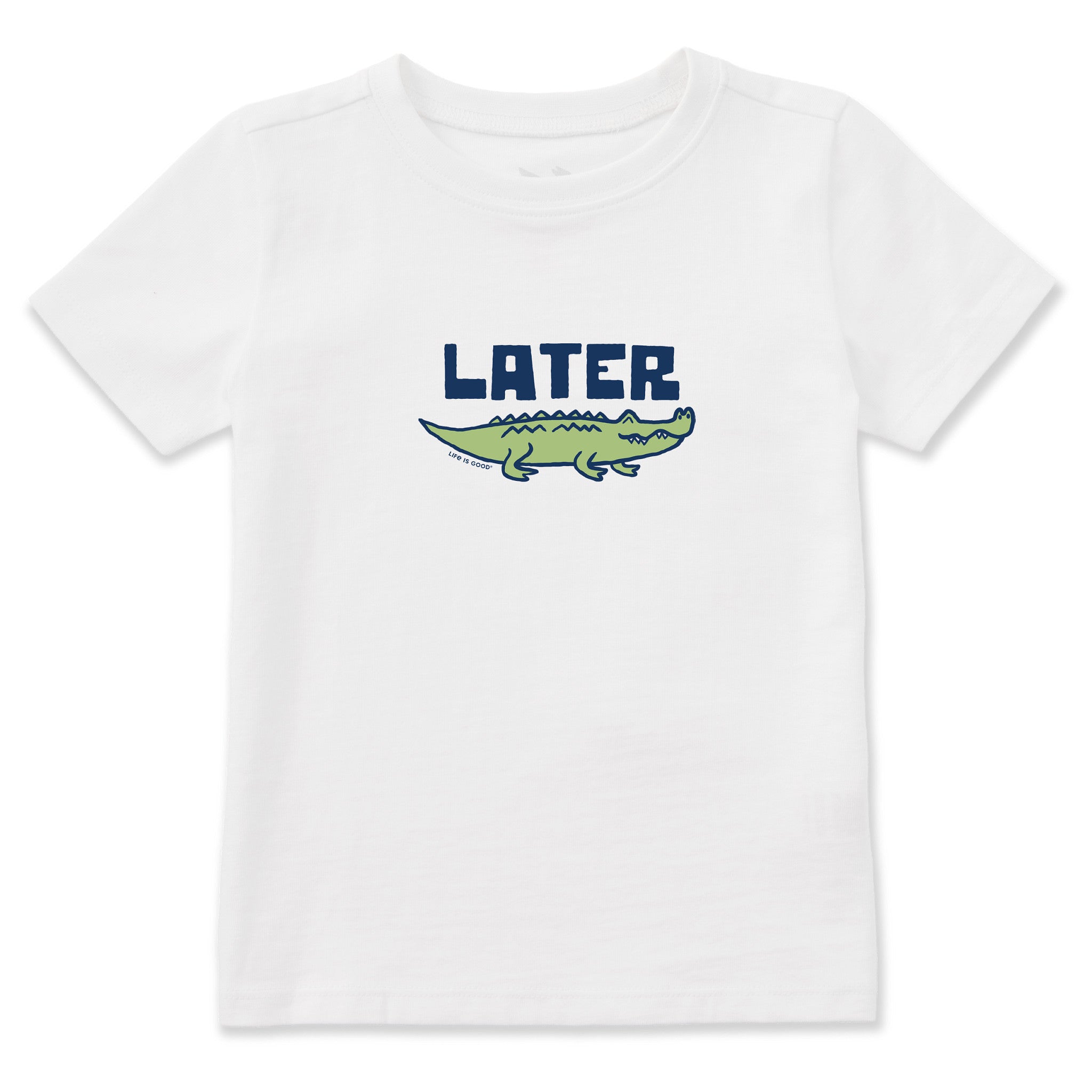 Toddler Later Gator Short Sleeve Crusher Tee