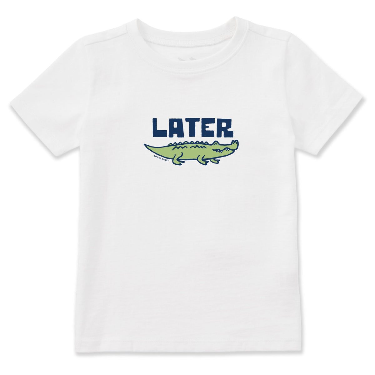 Toddler Later Gator Short Sleeve Crusher Tee