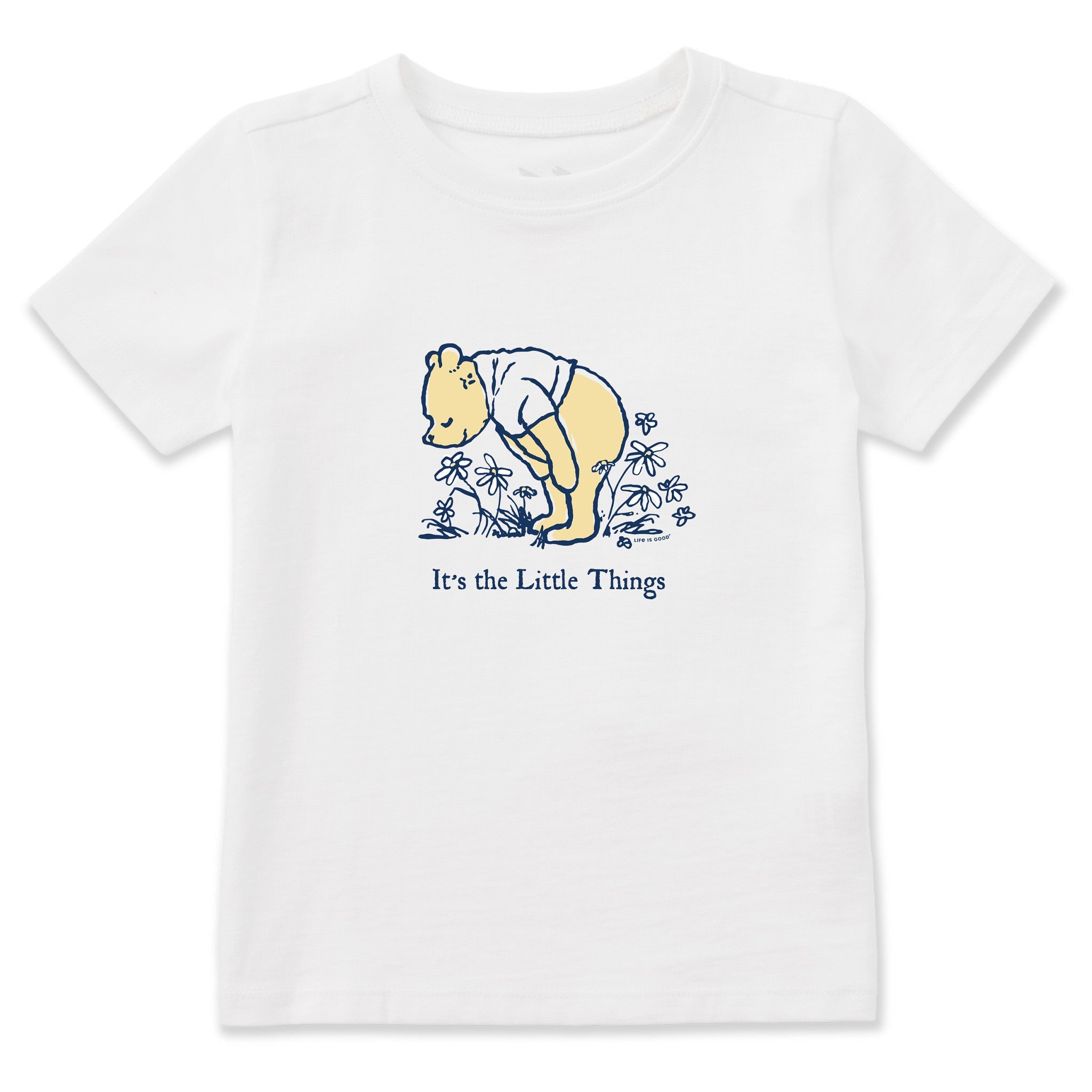 Toddler It's the Little Things Winnie Short Sleeve Crusher Tee