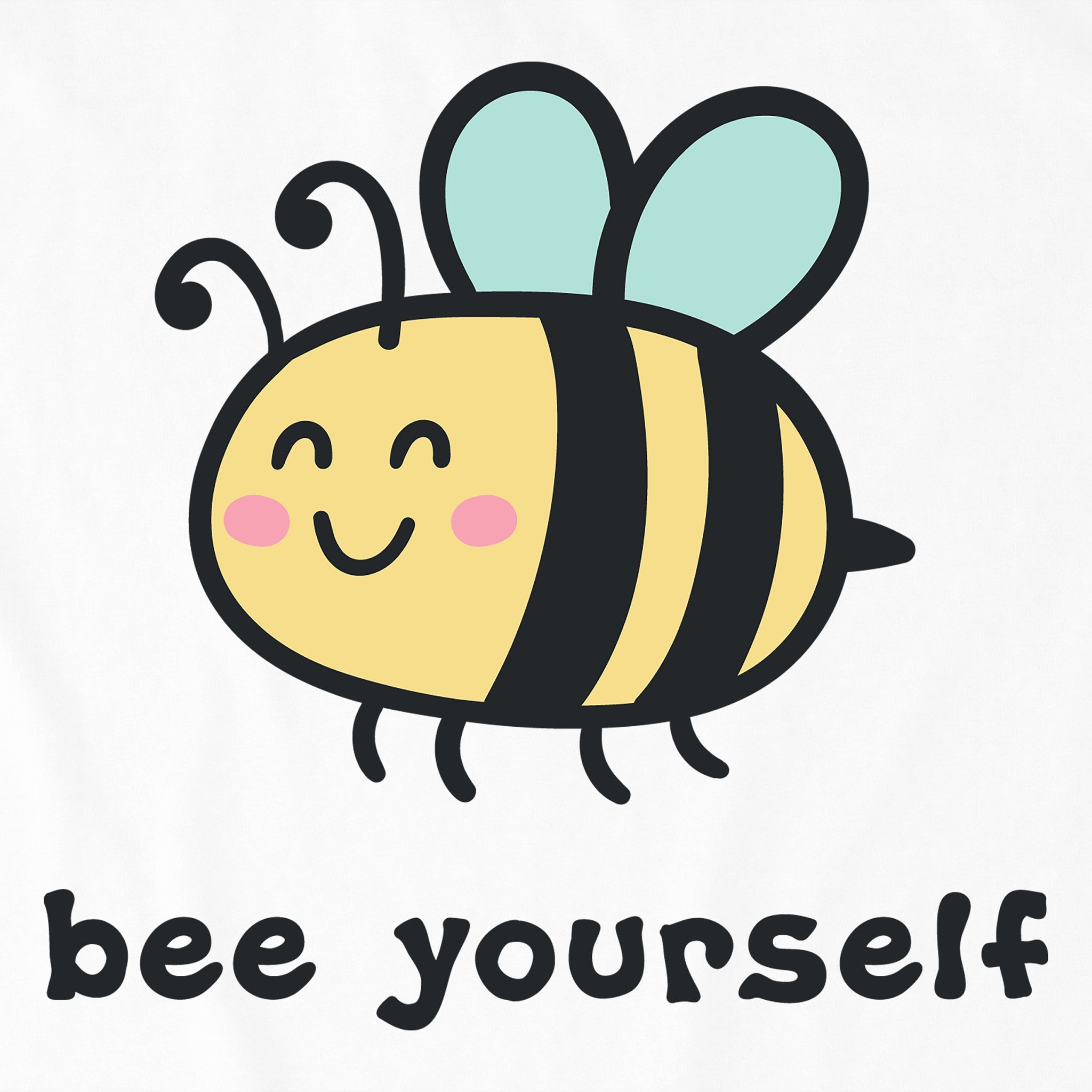 Toddler Bee Yourself Short Sleeve Crusher Tee