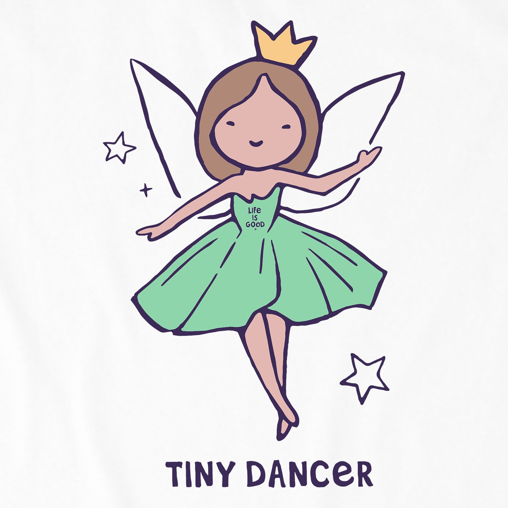 Toddler Tiny Dancer Short Sleeve Crusher Tee