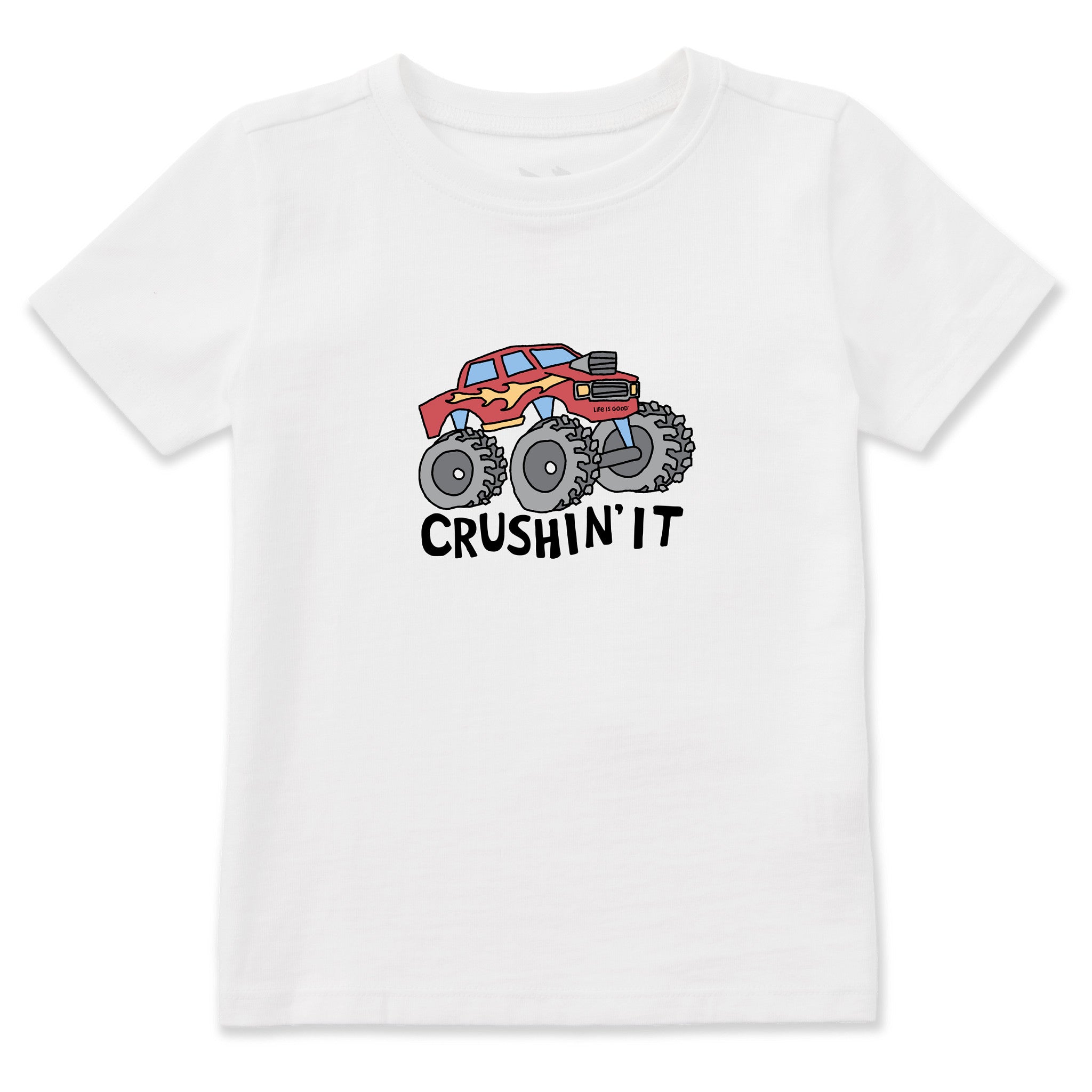 Toddler Crushin It Truck Short Sleeve Crusher Tee