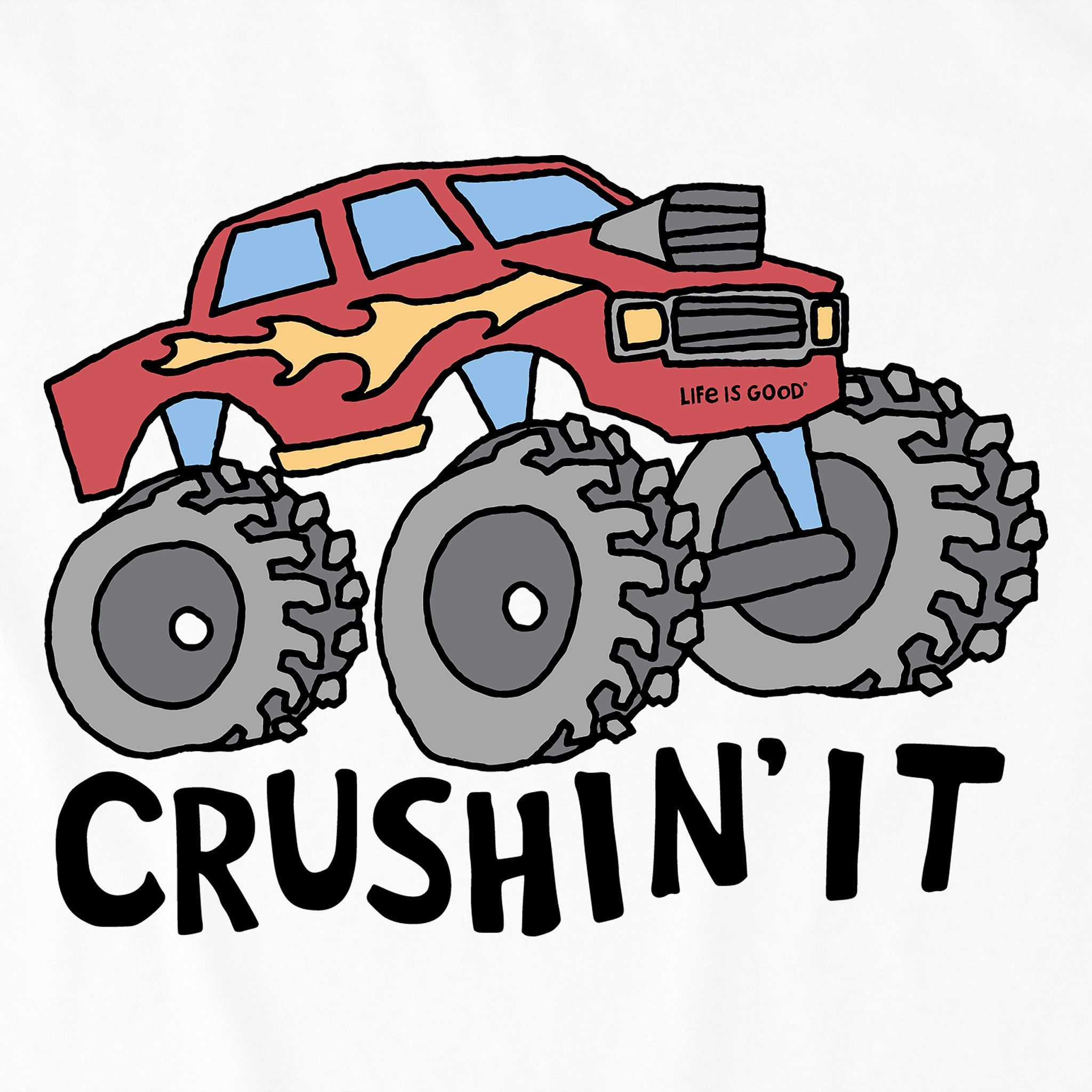 Toddler Crushin It Truck Short Sleeve Crusher Tee