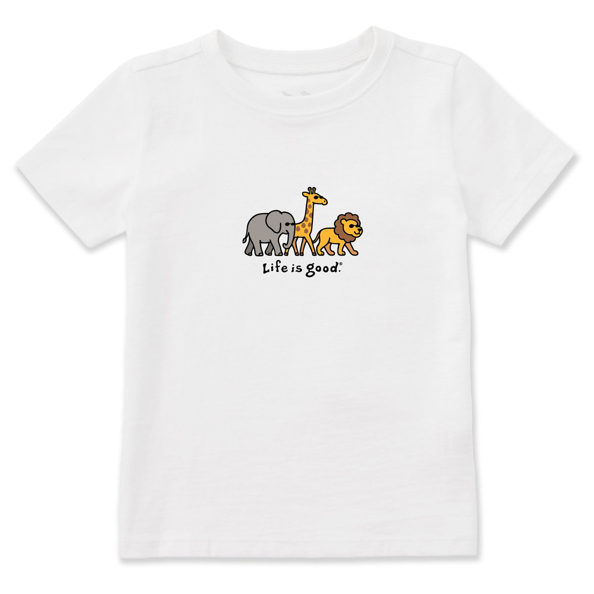 Toddler Big Animal Trio Short Sleeve Crusher Tee