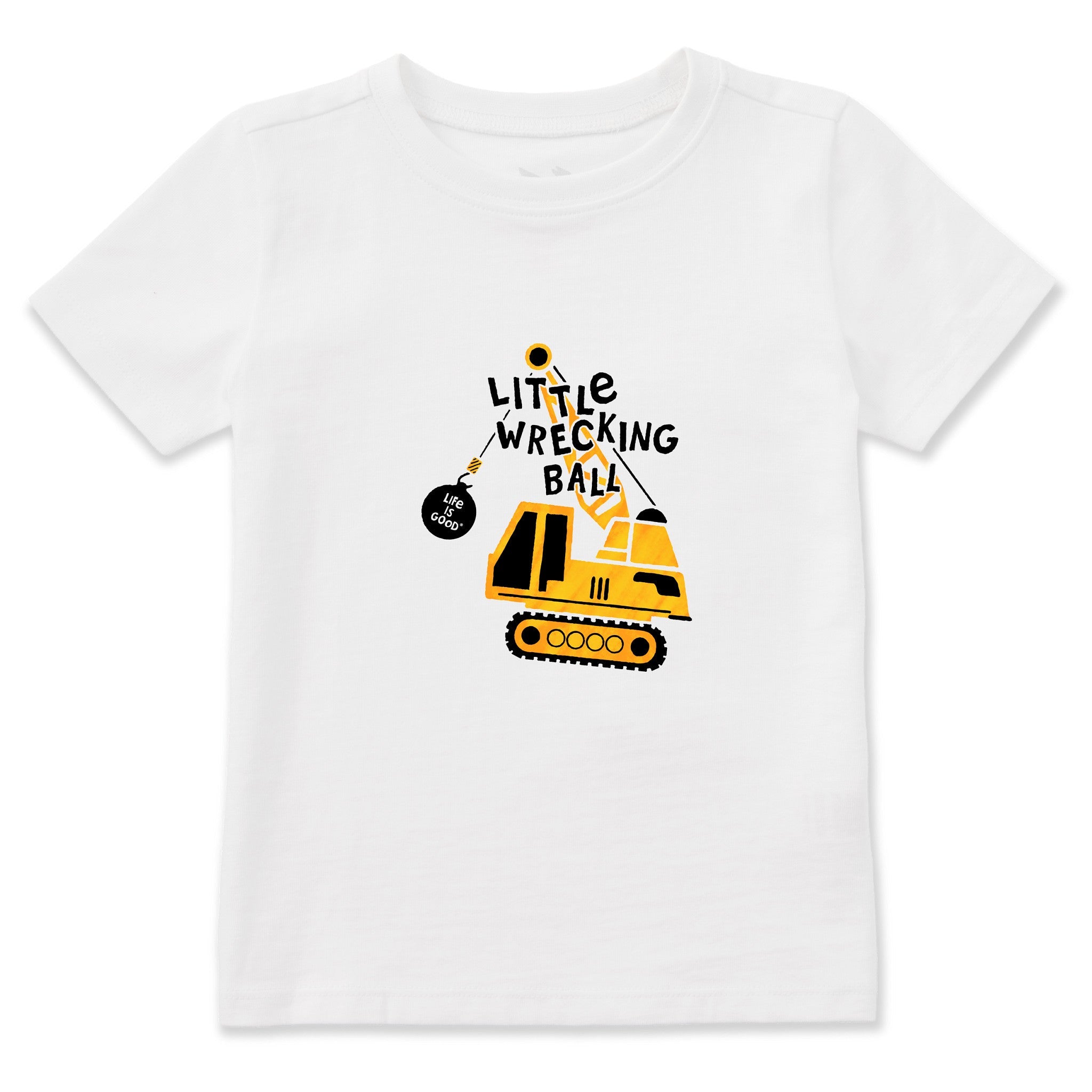 Toddler Little Wrecking Ball Short Sleeve Crusher Tee