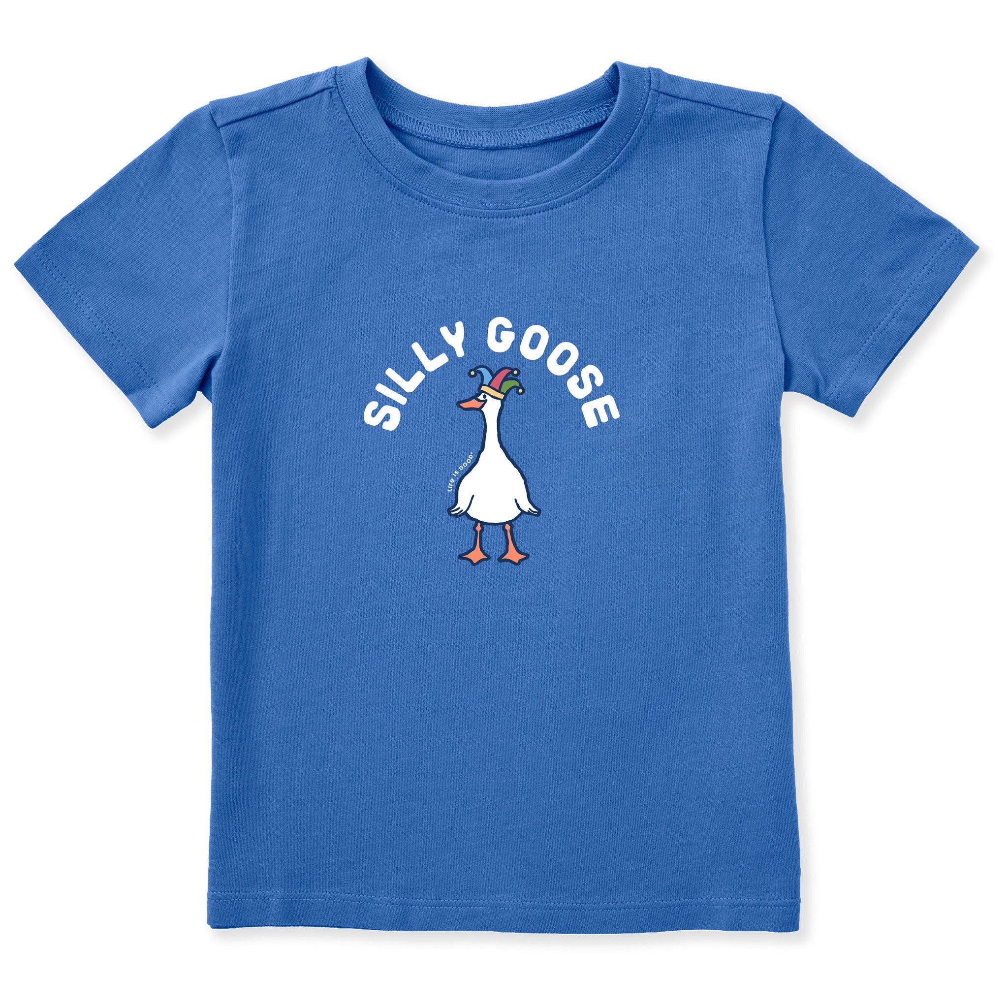Toddler Silly Goose Hat Short Sleeve Crusher Tee