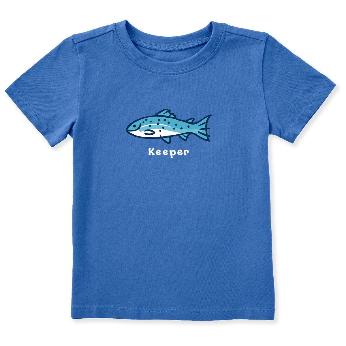 Toddler Keeper Fish Short Sleeve Crusher Tee