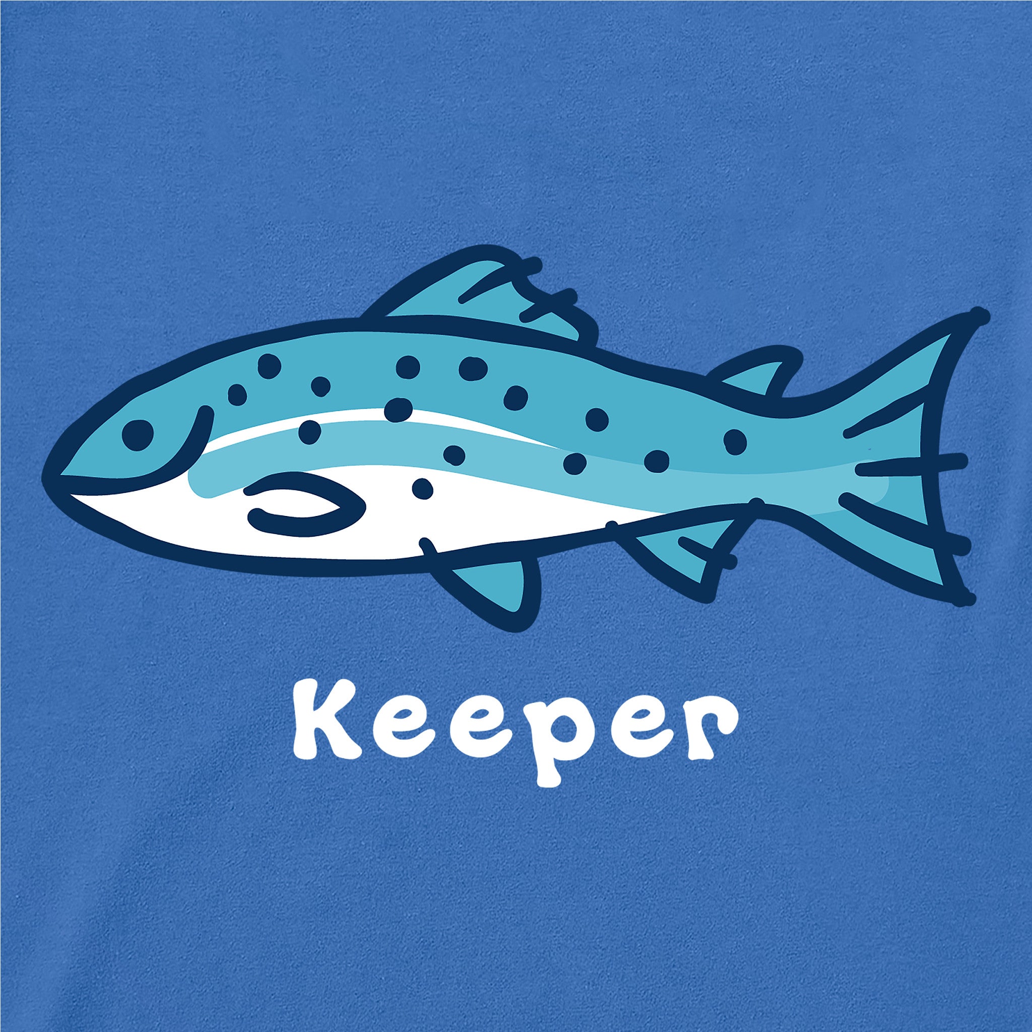 Toddler Keeper Fish Short Sleeve Crusher Tee