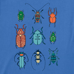 Toddler Cool Bug Grid Short Sleeve Crusher Tee