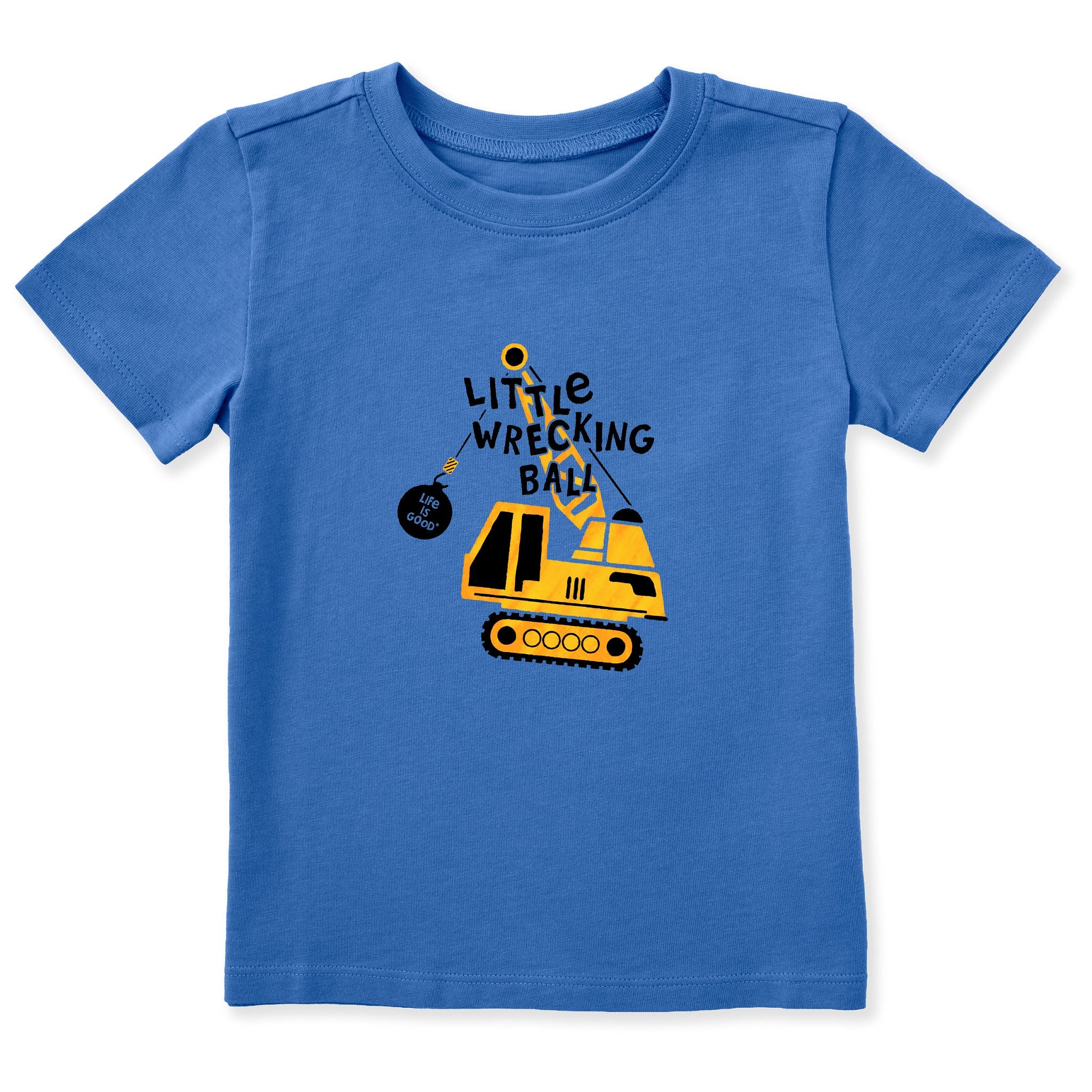 Toddler Little Wrecking Ball Short Sleeve Crusher Tee