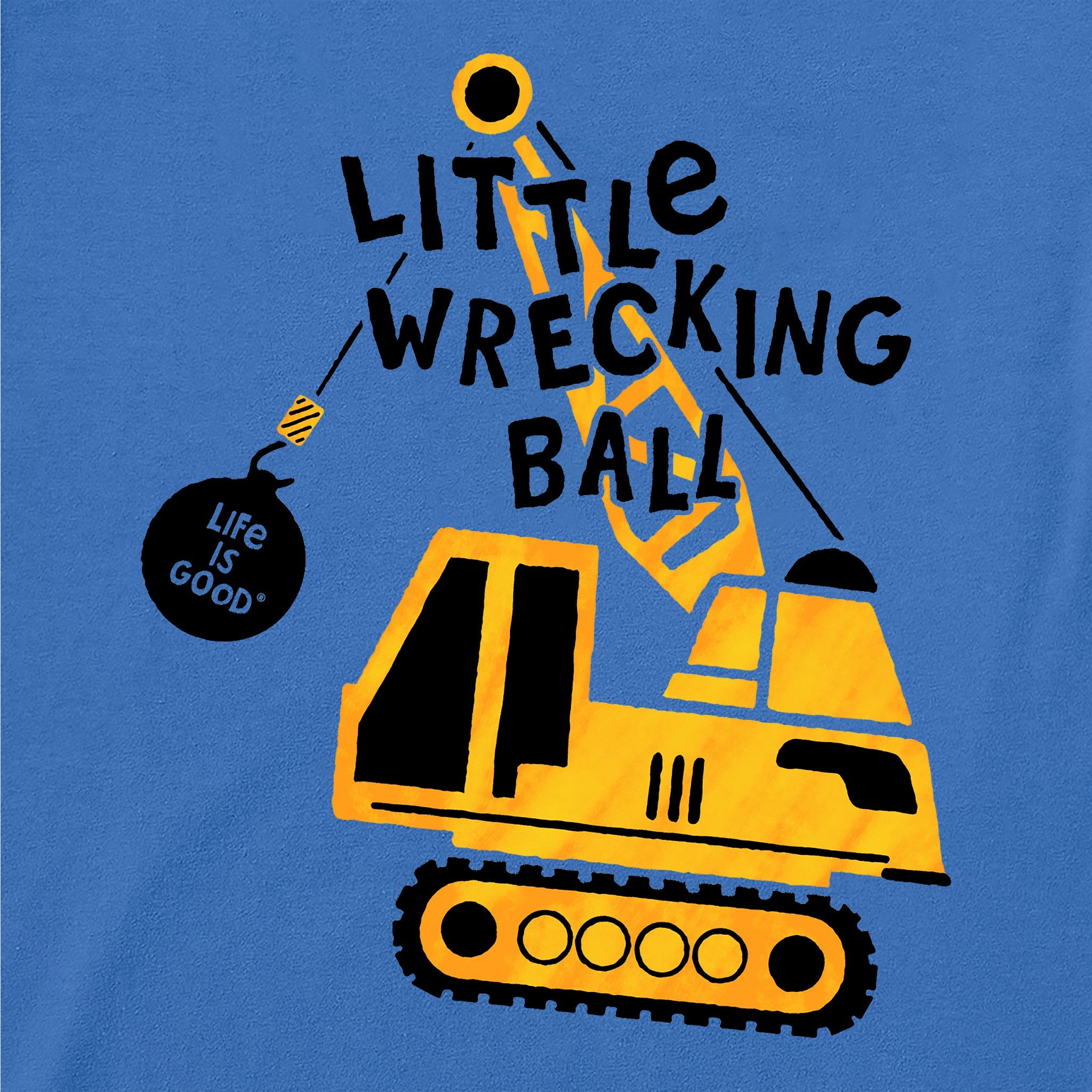 Toddler Little Wrecking Ball Short Sleeve Crusher Tee