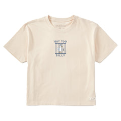 Women's Got Too Silly Short Sleeve Crusher Boxy Tee