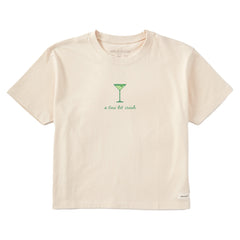 Women's A Tini Bit Irish Short Sleeve Crusher Boxy Tee