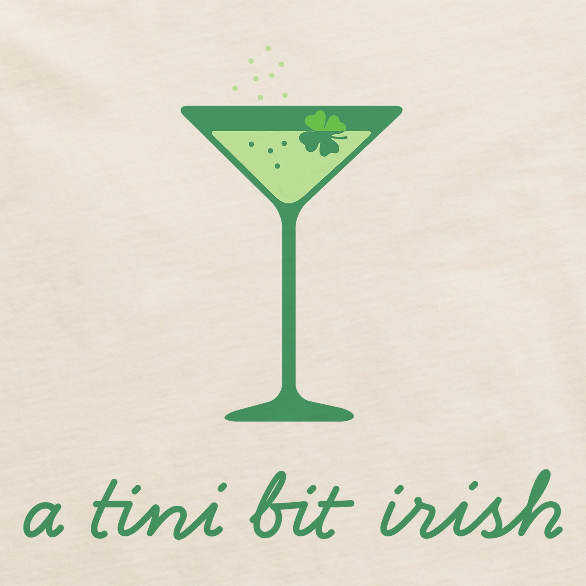 Women's A Tini Bit Irish Short Sleeve Crusher Boxy Tee
