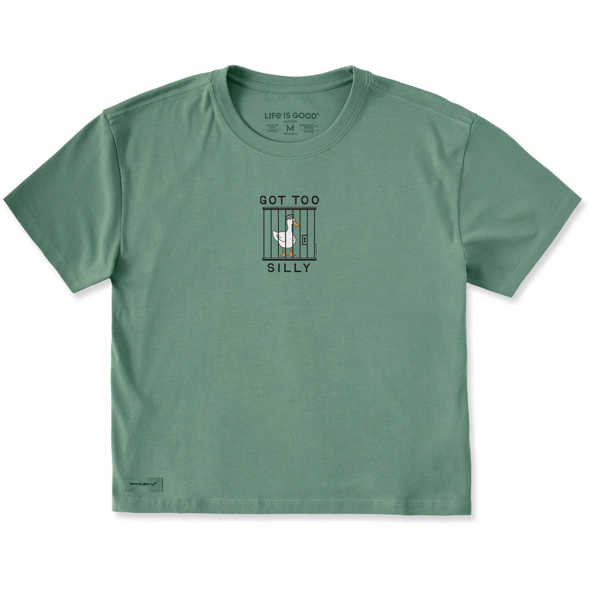 Women's Got Too Silly Short Sleeve Crusher Boxy Tee