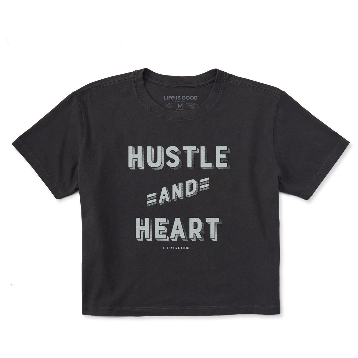 Women's Hustle and Heart Short Sleeve Crusher Boxy Tee