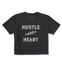 Women's Hustle and Heart Short Sleeve Crusher Boxy Tee