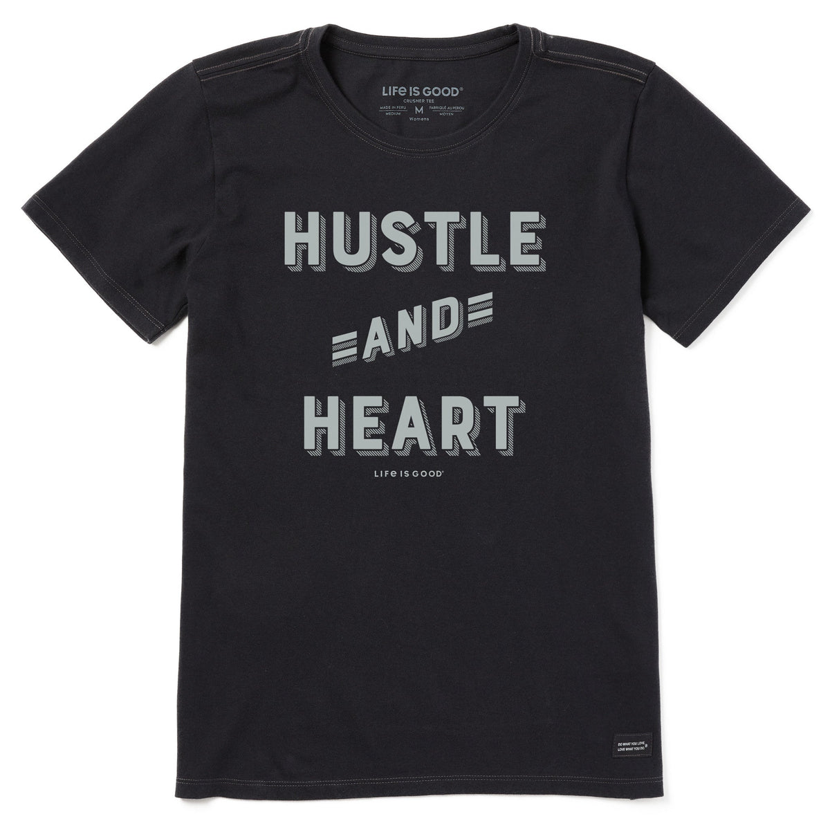 Women's Hustle and Heart Short Sleeve Crusher Tee