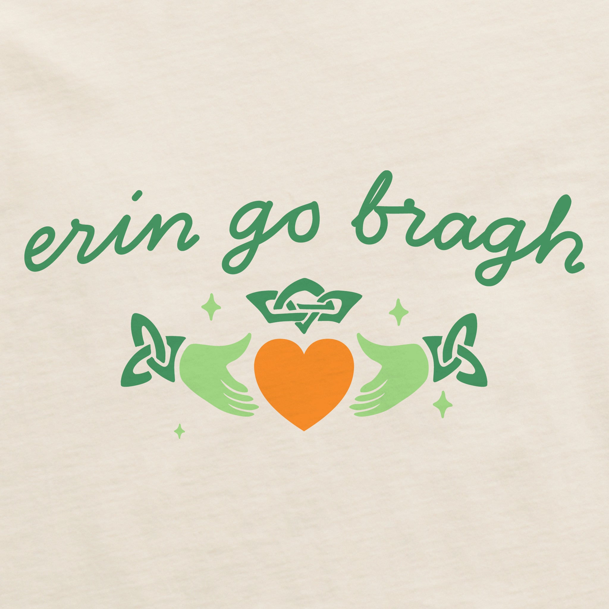 Women's Erin Go Bragh Claddagh Crusher-LITE Shrunken Tee
