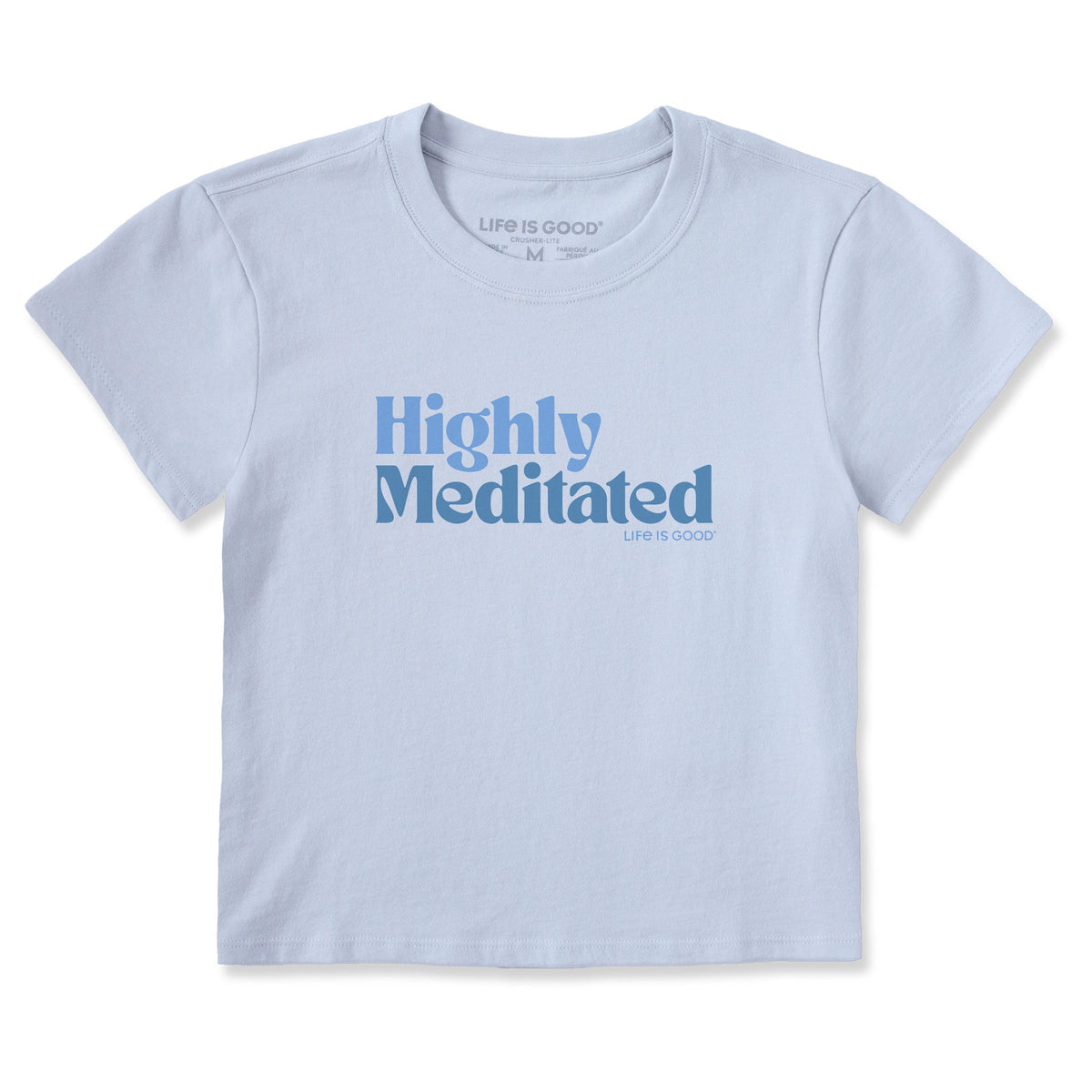 Women's Highly Meditated Text Crusher-LITE Shrunken Tee