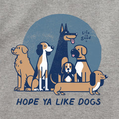 Adult Unisex Hope Ya Like Dogs Every Wear Crew Sweatshirt