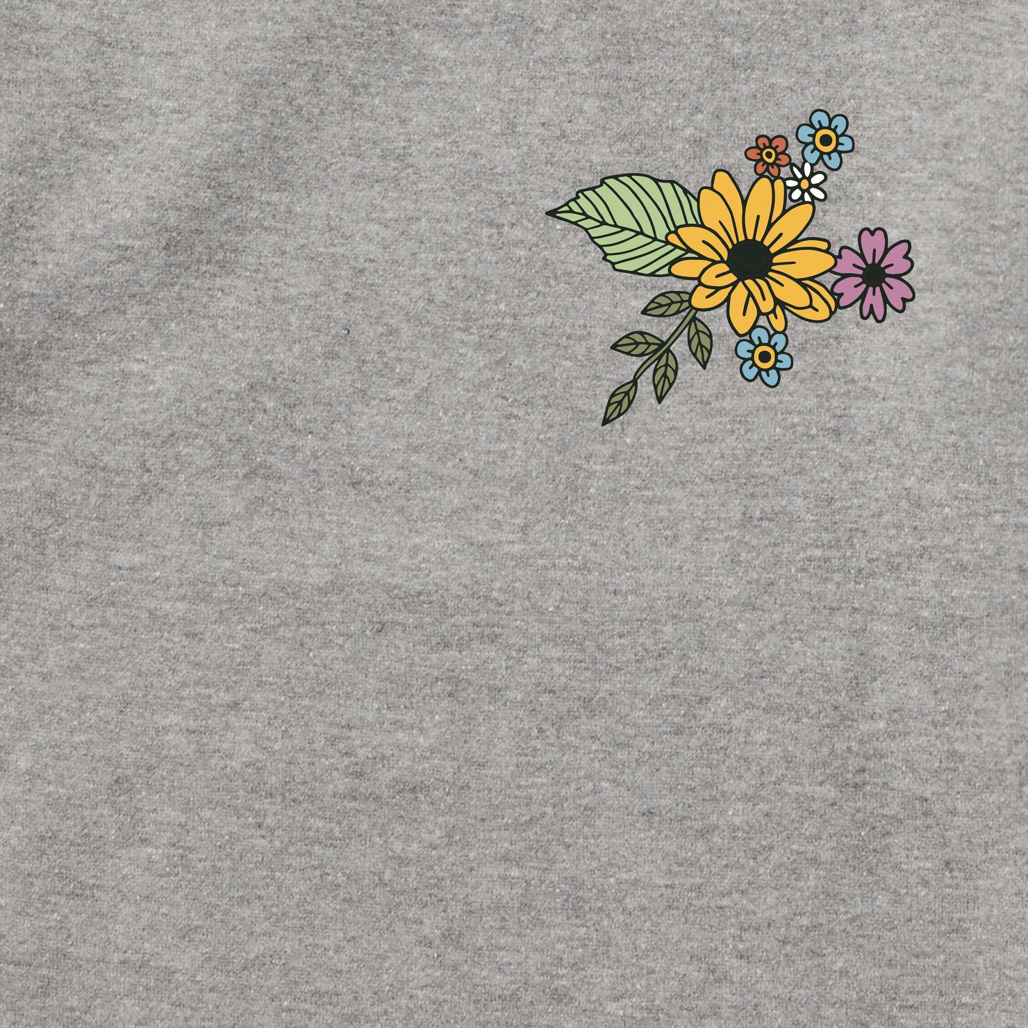 Adult Unisex Beautiful Energy Wildflowers Every Wear Crew Sweatshirt