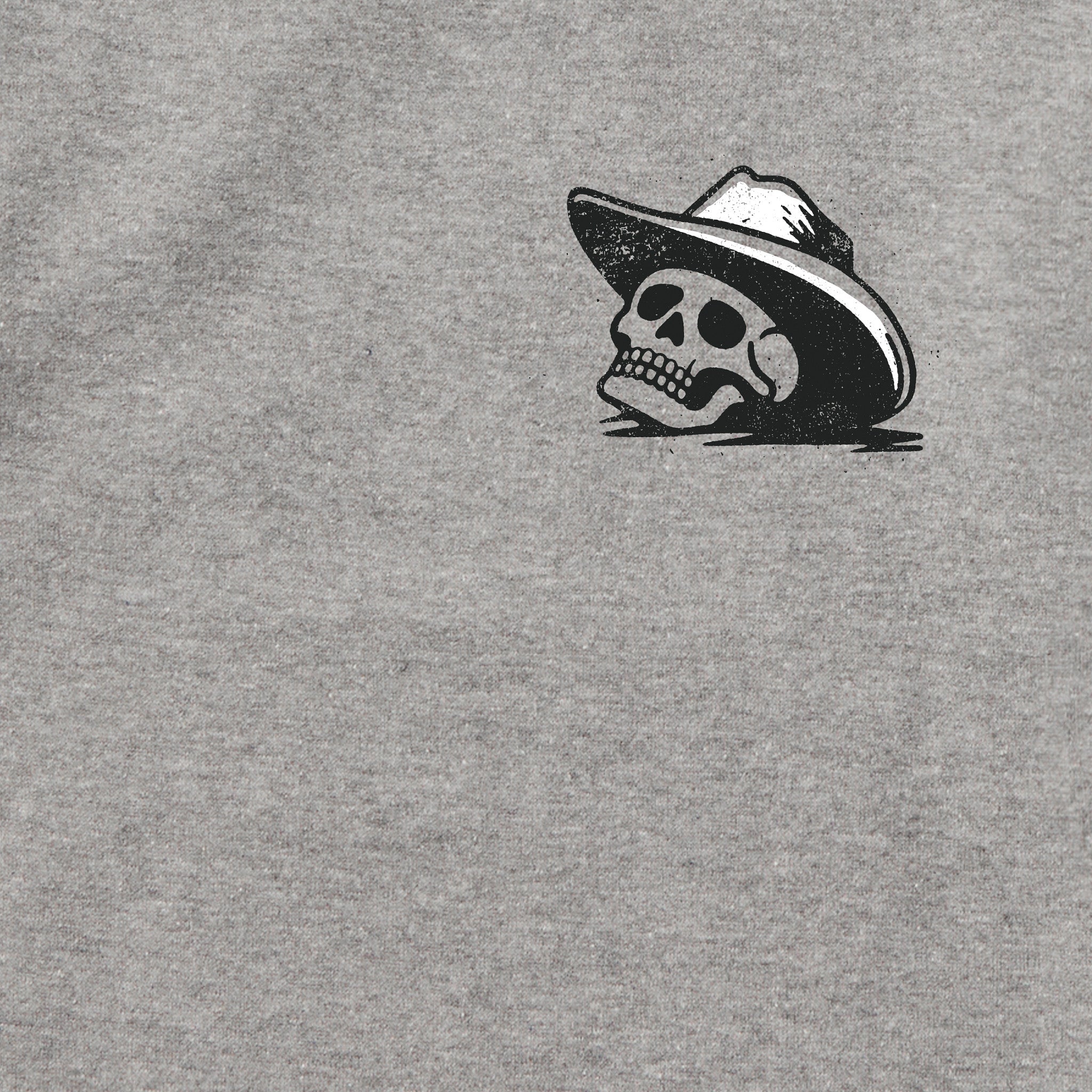 Adult Unisex Life was Good Cowboy Skull Every Wear Crew Sweatshirt