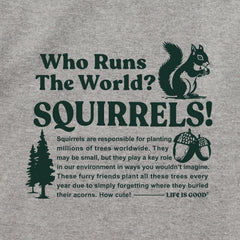 Adult Unisex Squirrels Run the World Every Wear Crew Sweatshirt