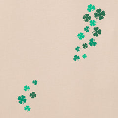 Women's Floating Shamrocks Long Sleeve Crusher Tee