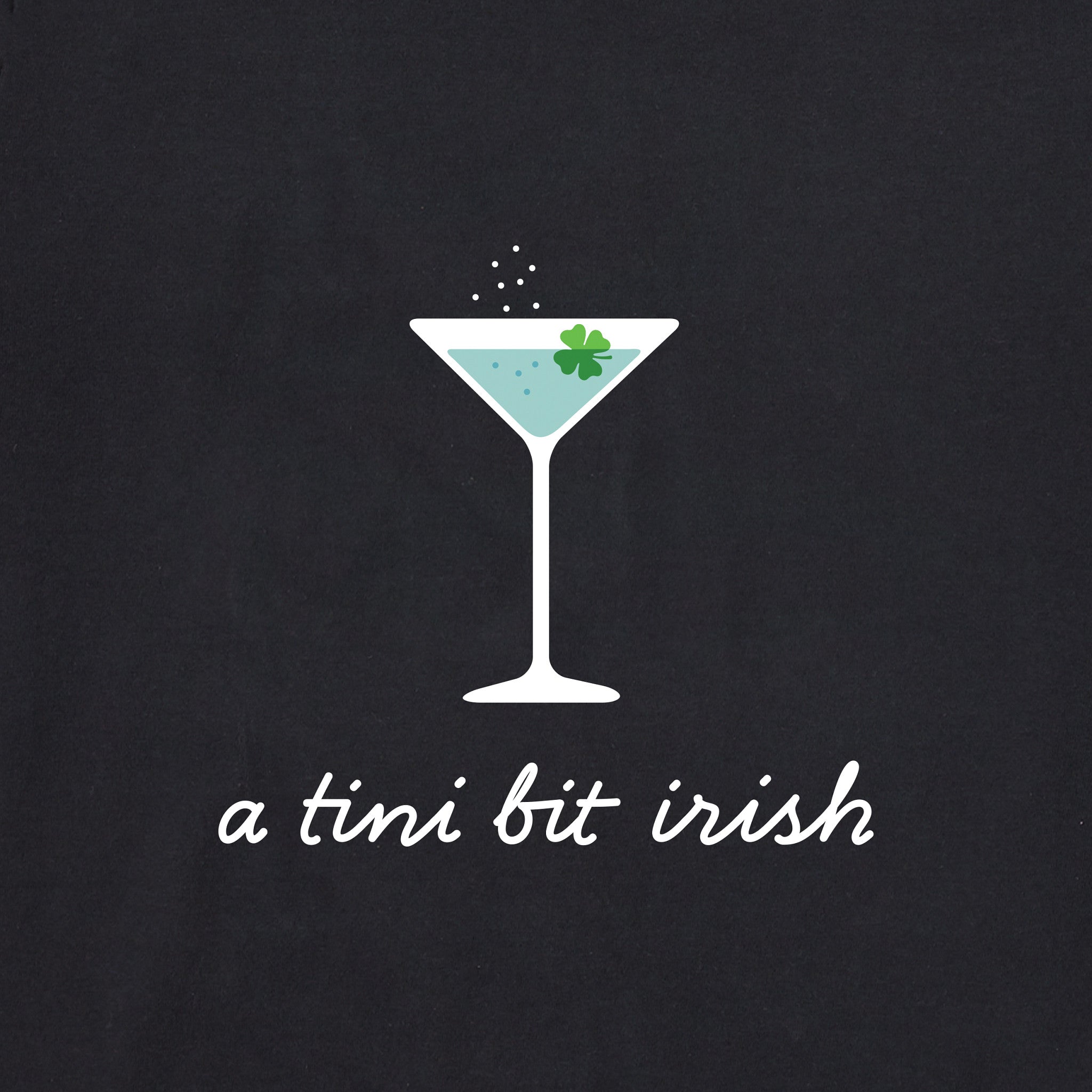 Women's A Tini Bit Irish Long Sleeve Crusher Boxy Tee