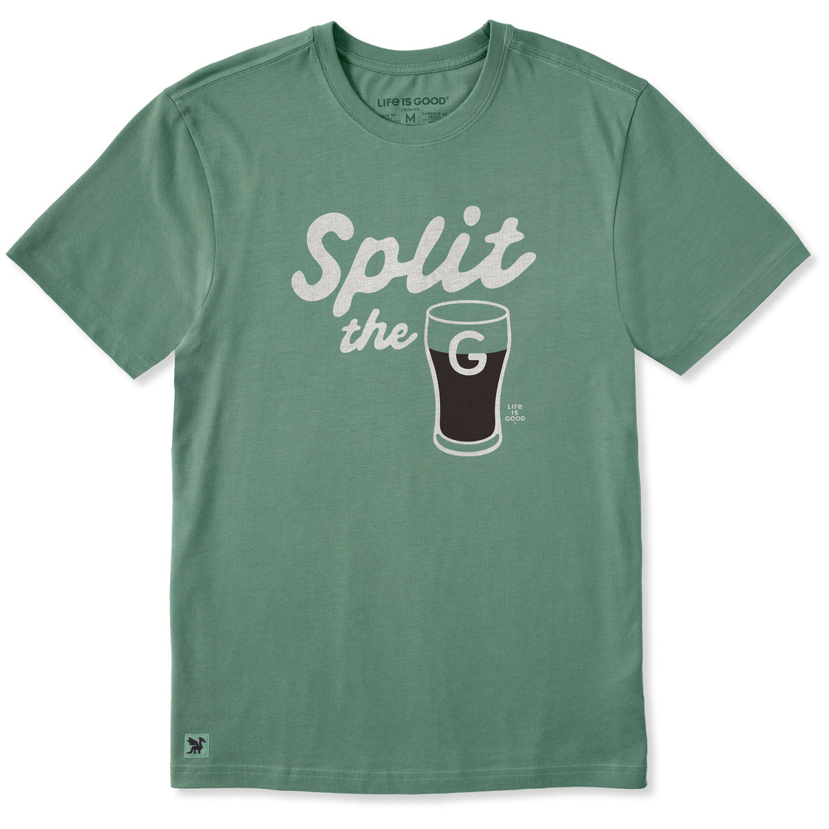 Men's Split the G Script Short Sleeve Crusher Tee