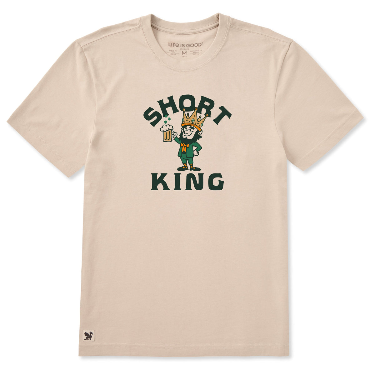 Men's Short King Short Sleeve Crusher Tee