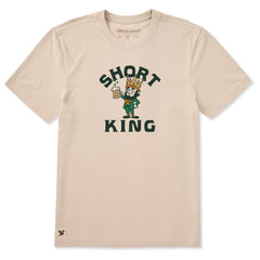 Men's Short King Short Sleeve Crusher Tee