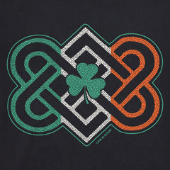 Men's Intricate Shamrock Flag Short Sleeve Crusher Tee