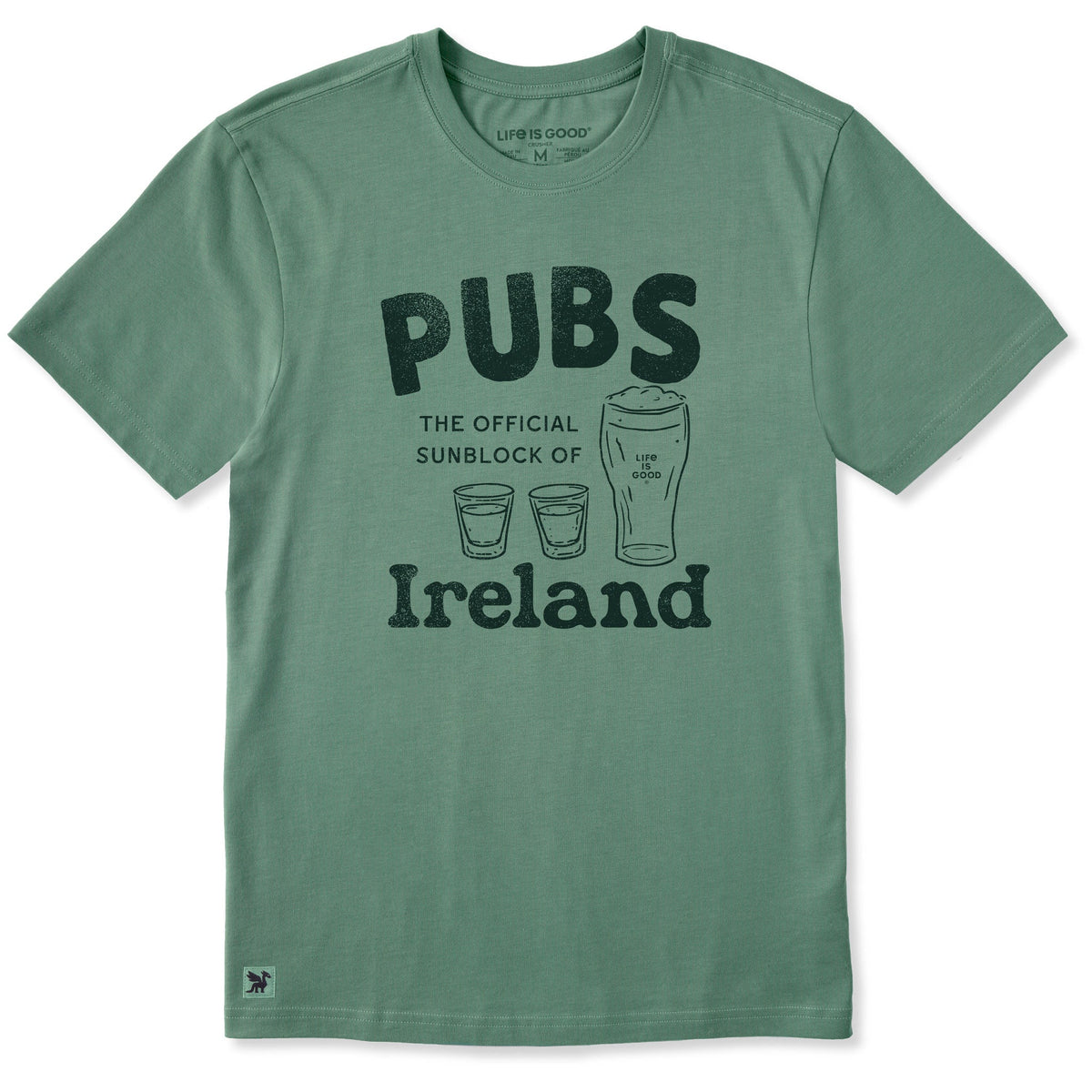 Men's Pubs Sunblock Short Sleeve Crusher Tee