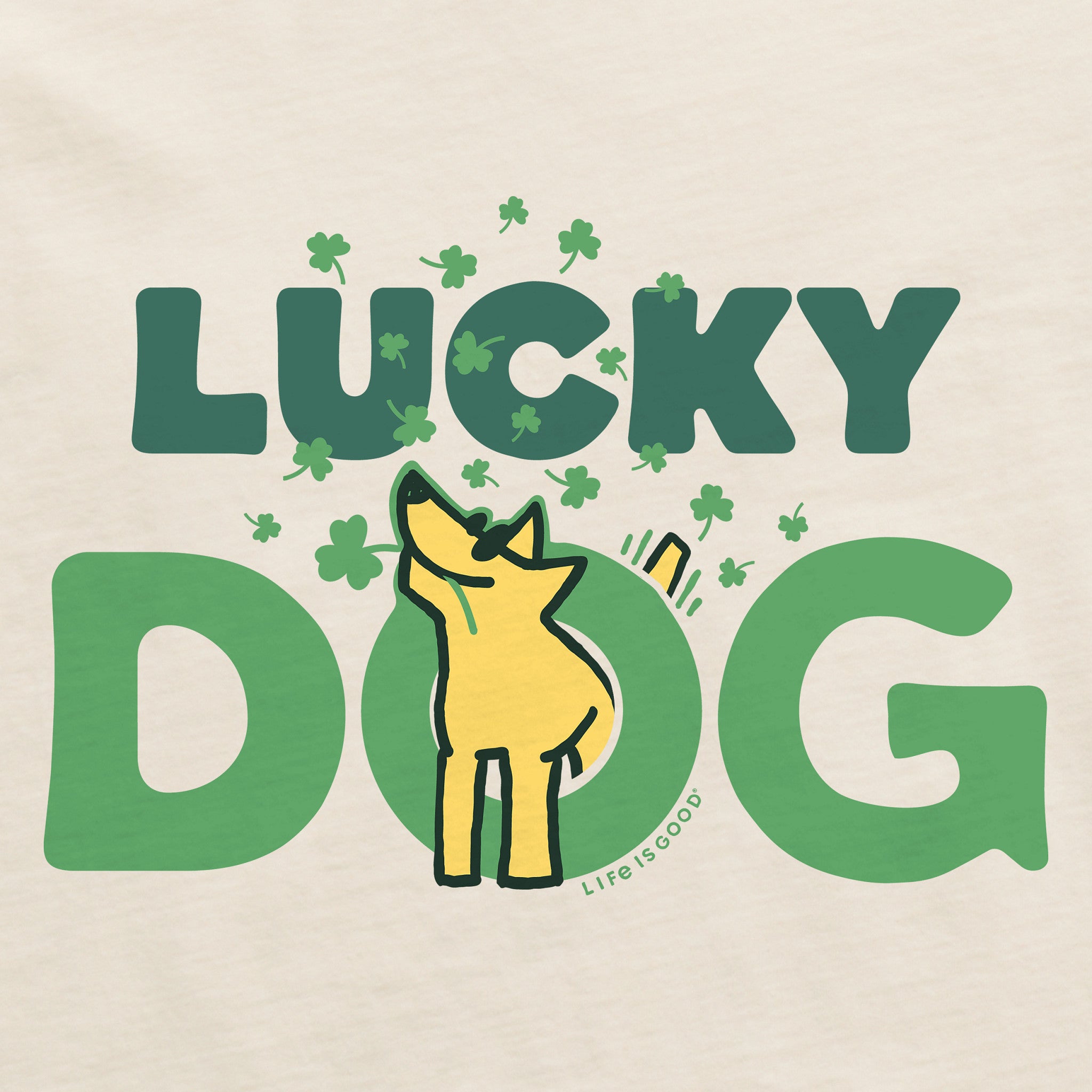 Men's Lucky Dog Rocket Short Sleeve Crusher Tee