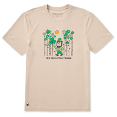 Men's It's the Little Things Leprechaun Short Sleeve Crusher Tee