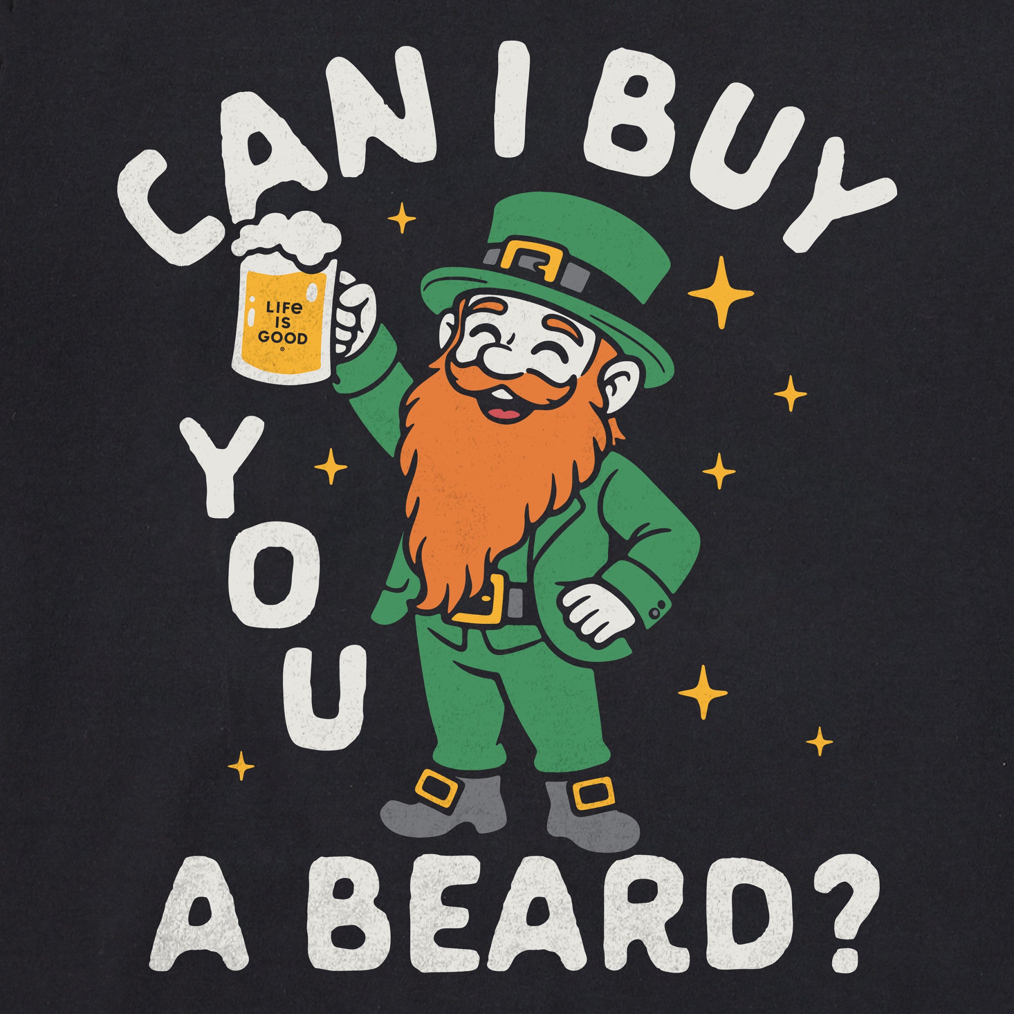 Women's Can I Buy You a Beard Short Sleeve Crusher Boxy Tee