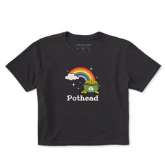 Women's Irish Pothead Short Sleeve Crusher Boxy Tee