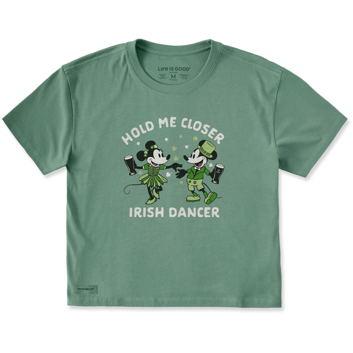 Women's Hold Me Closer Irish Dancer Short Sleeve Crusher Boxy Tee
