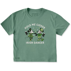 Women's Hold Me Closer Irish Dancer Short Sleeve Crusher Boxy Tee