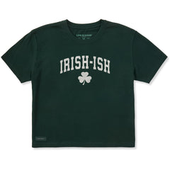 Women's Irish-ish Arch Short Sleeve Crusher Boxy Tee