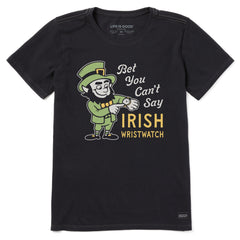 Women's Irish Wristwatch Short Sleeve Crusher Tee