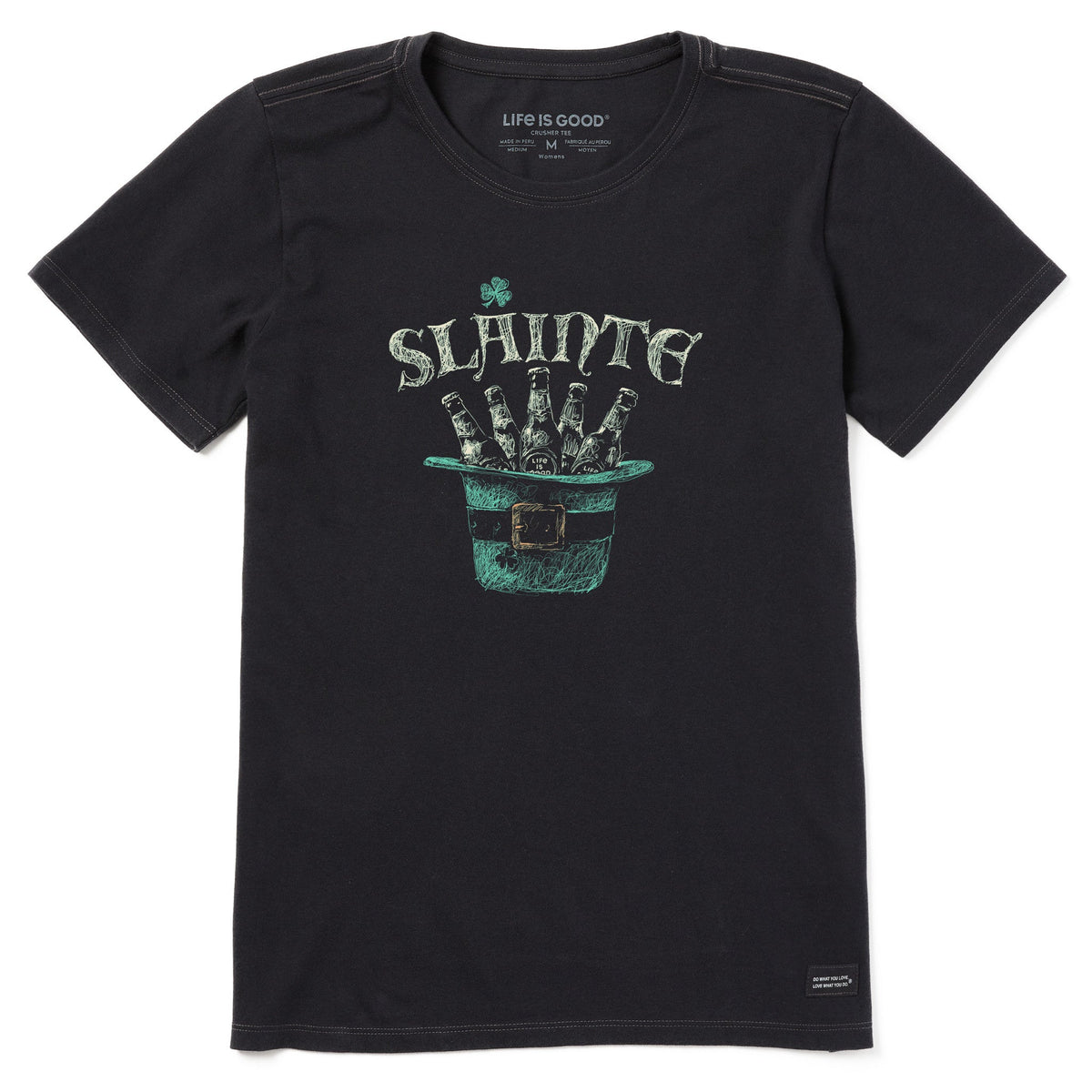 Women's Hat Full of Beer Short Sleeve Crusher Tee