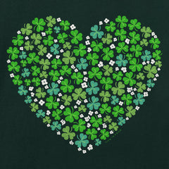 Women's A Shamrock Heart Short Sleeve Crusher Tee