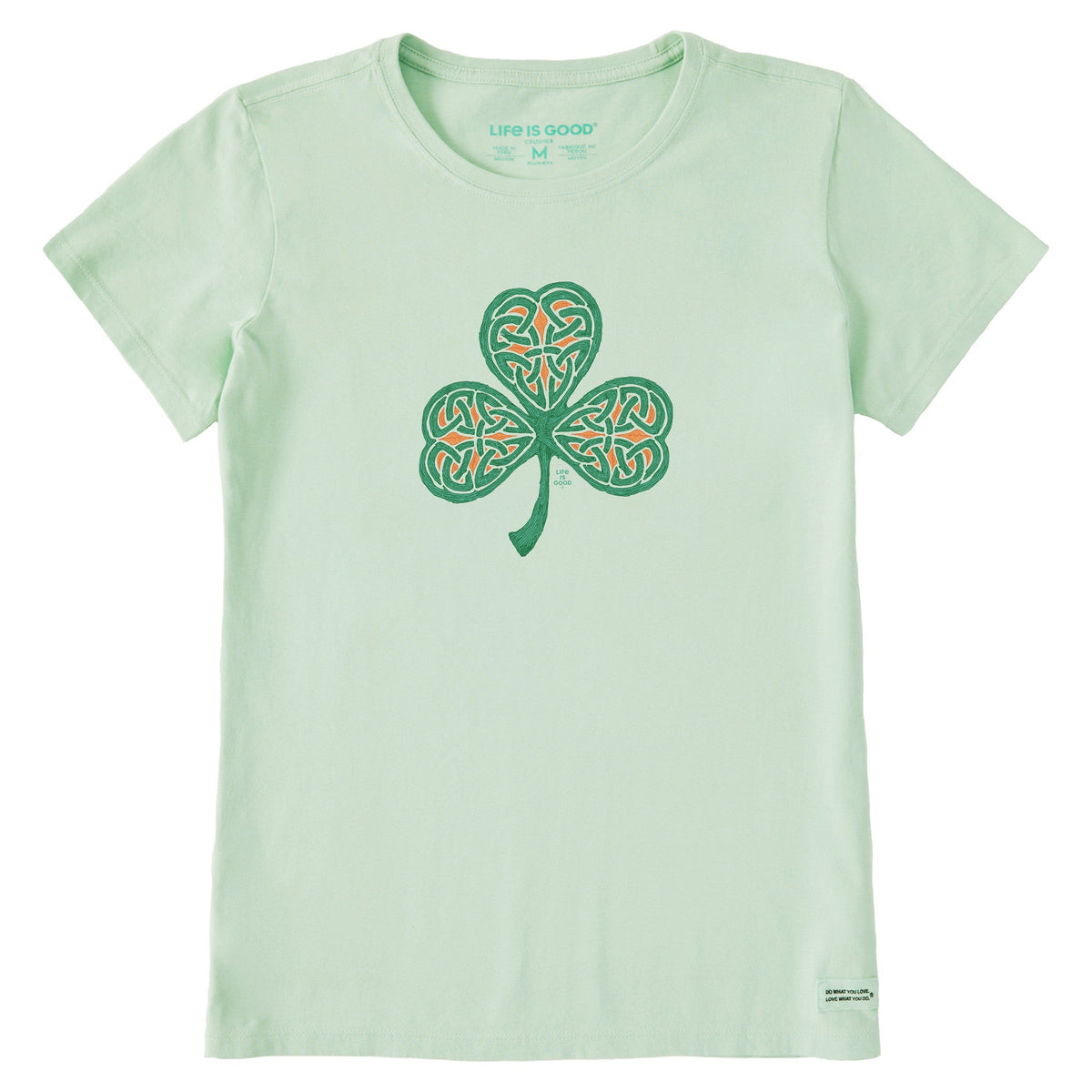 Women's Celtic Knot Shamrock Short Sleeve Crusher Tee