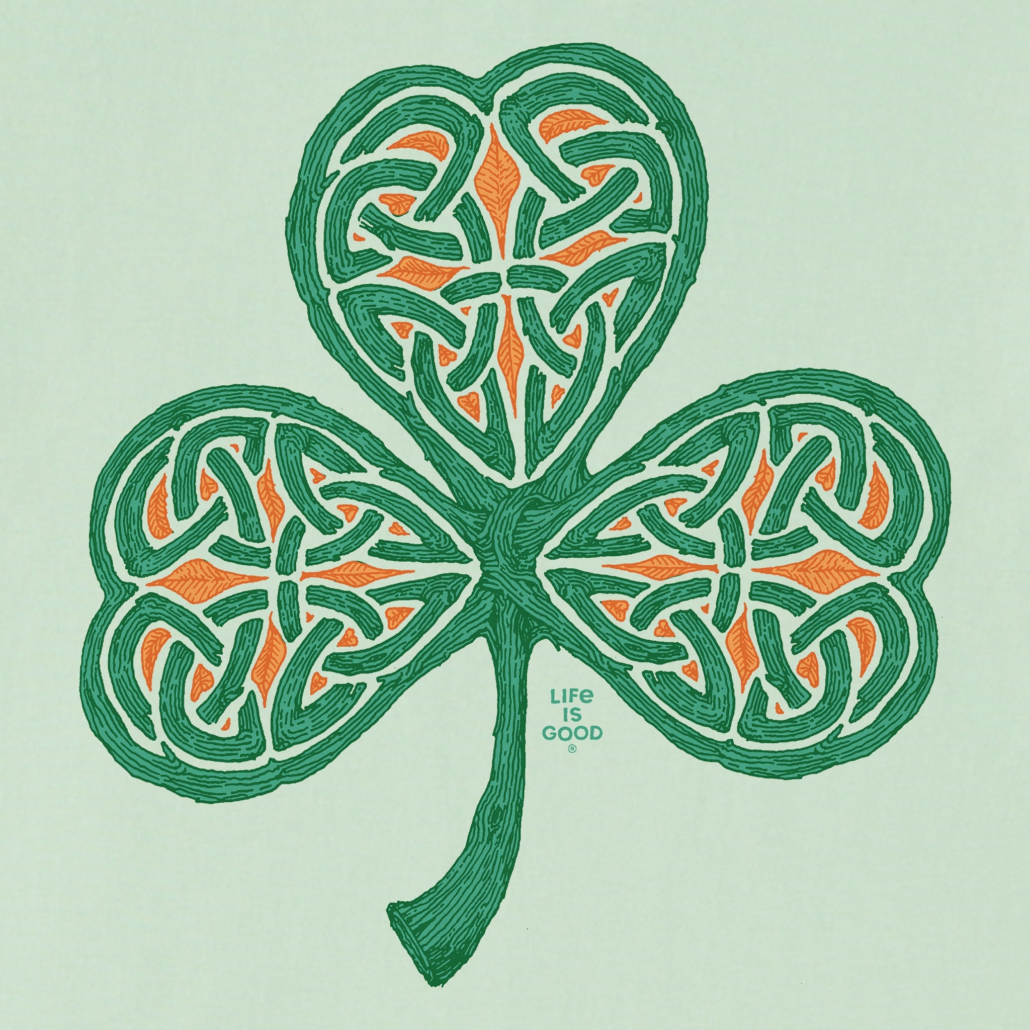 Women's Celtic Knot Shamrock Short Sleeve Crusher Tee