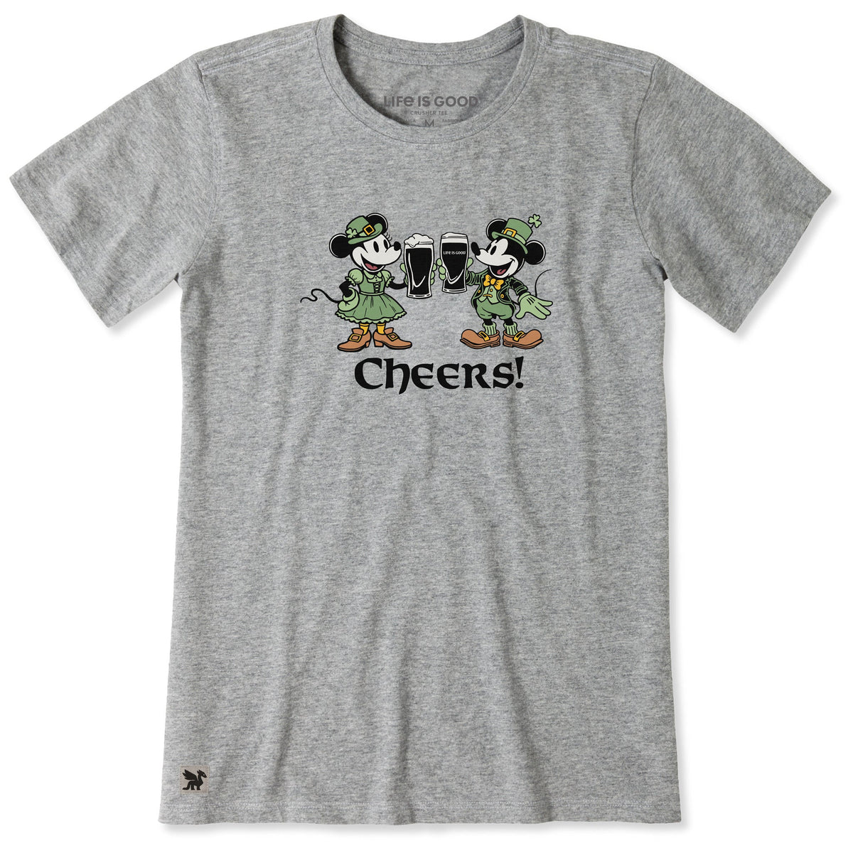 Women's Cheers to the Irish Mice Short Sleeve Crusher Tee