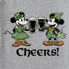 Women's Cheers to the Irish Mice Short Sleeve Crusher Tee